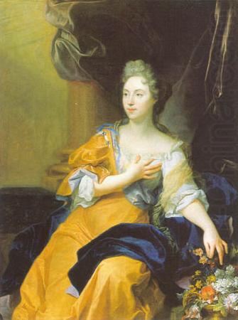 Hyacinthe Rigaud Portrait de Suzanne de Bourbers de Bernatre china oil painting image